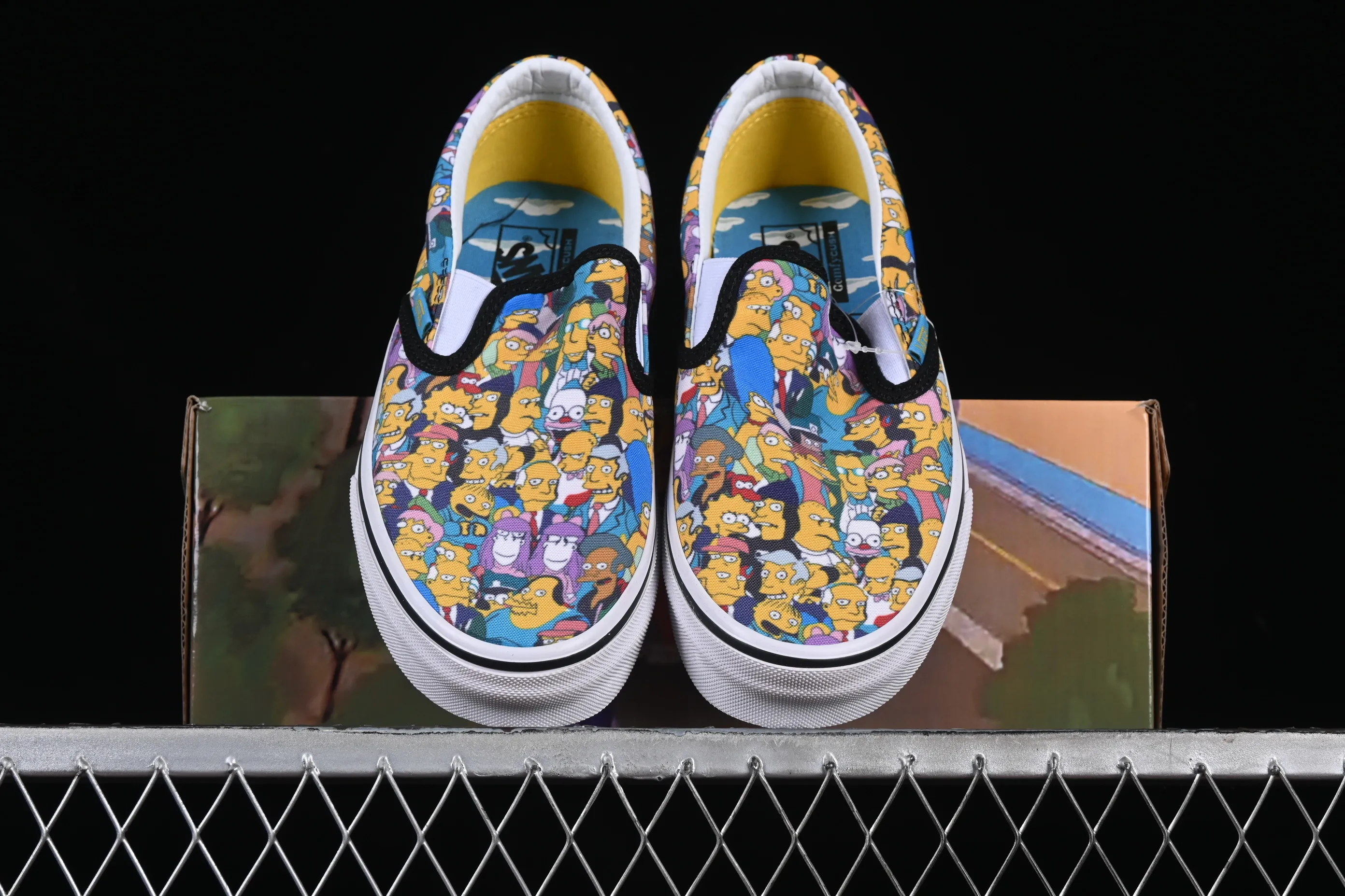 All categories Vans Vans series Vans Low Vans low-top Simpson x Vans Slip-on Pro Simpsons full-print low-top casual sneakers VN0A3WMD1TJ